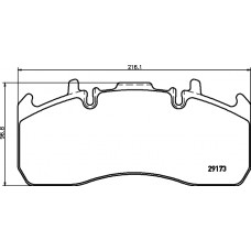 Placute frana Renault, Volvo 29173
